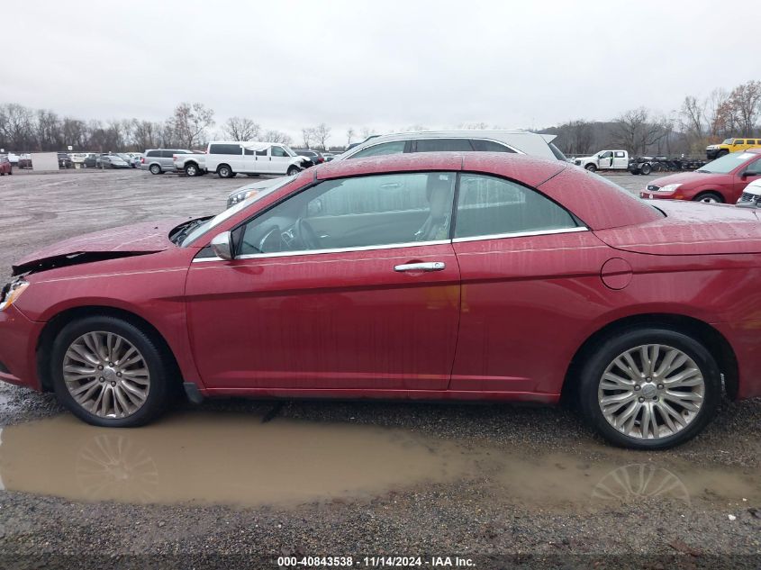 2011 Chrysler 200 Limited VIN: 1C3BC7EG1BN529899 Lot: 40843538