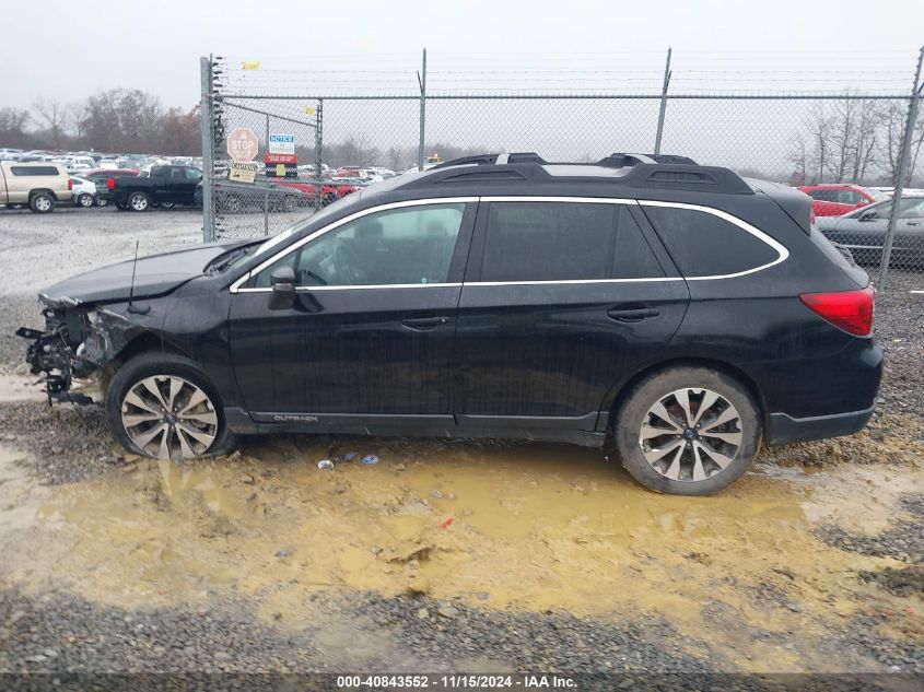 2015 Subaru Outback 2.5I Limited VIN: 4S4BSALC9F3325327 Lot: 40843552