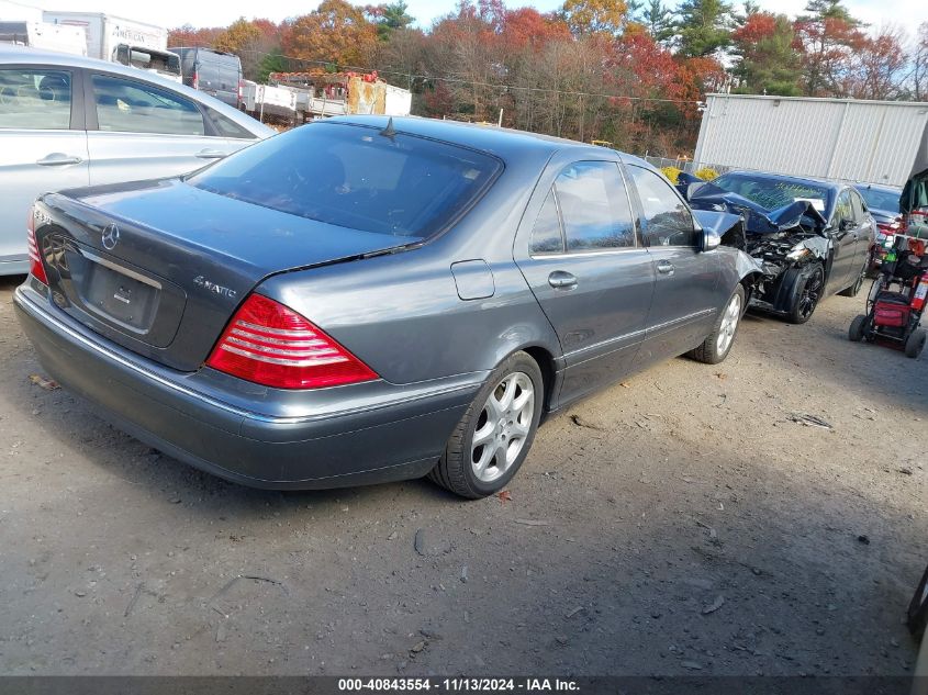 2006 Mercedes-Benz S 430 4Matic VIN: WDBNG83J16A472598 Lot: 40843554