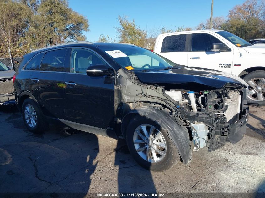 2017 Kia Sorento 2.4L Lx VIN: 5XYPGDA32HG295599 Lot: 40843588