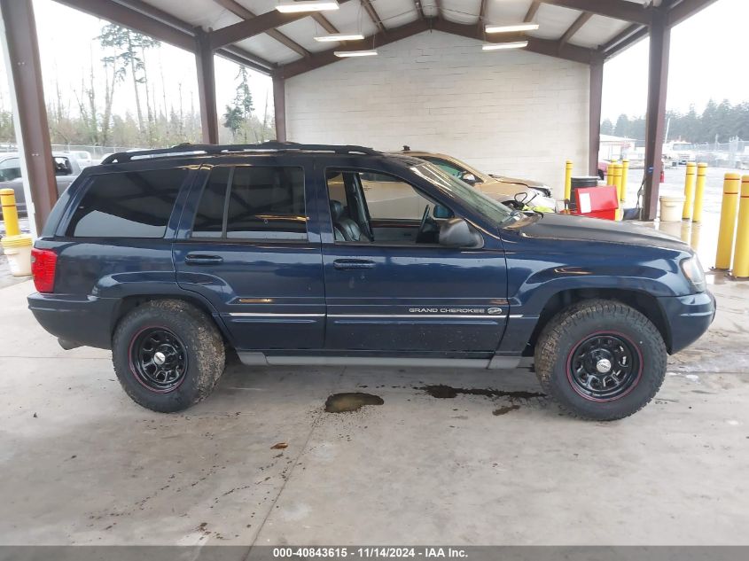 2004 Jeep Grand Cherokee Overland VIN: 1J8GW68J74C296581 Lot: 40843615