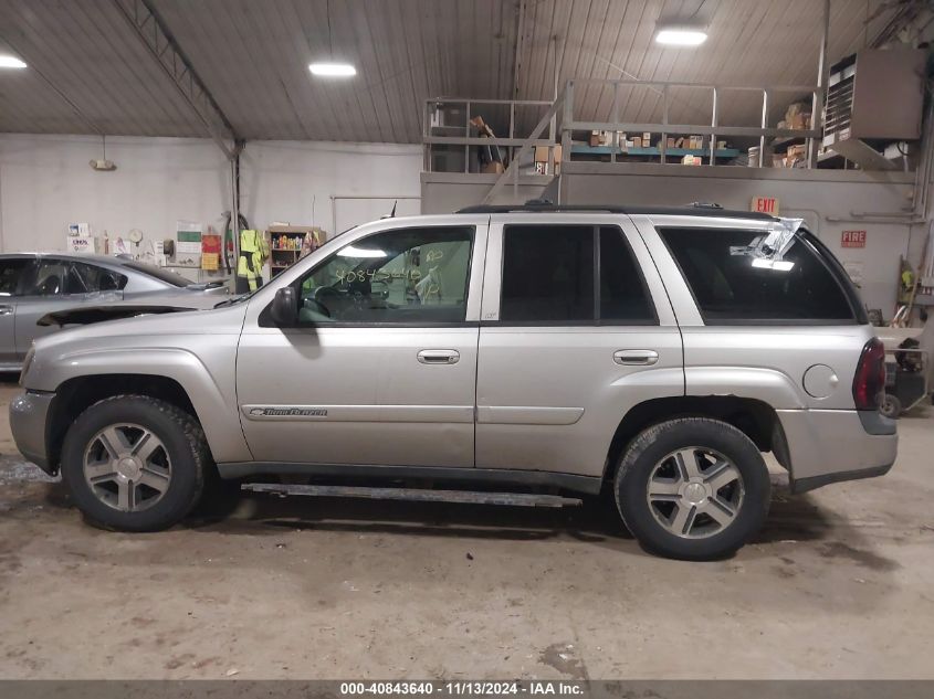 2004 Chevrolet Trailblazer Lt VIN: 1GNDT13SX42382129 Lot: 40843640