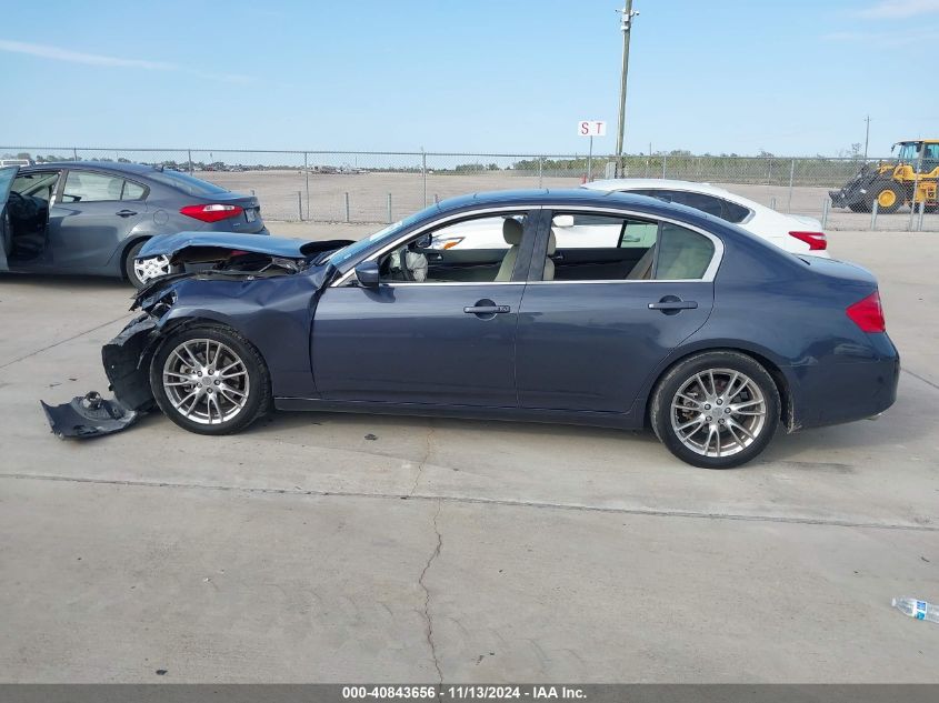 2012 Infiniti G37 Journey VIN: JN1CV6AP1CM934634 Lot: 40843656