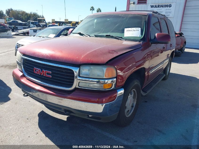 2002 GMC Yukon Sle VIN: 1GKEC13V92J167226 Lot: 40843659