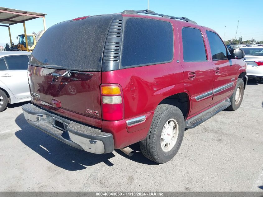 2002 GMC Yukon Sle VIN: 1GKEC13V92J167226 Lot: 40843659