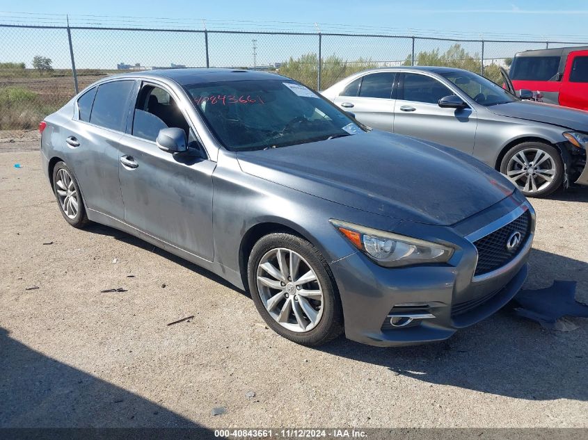 2015 Infiniti Q50 Premium VIN: JN1BV7AP0FM342275 Lot: 40843661