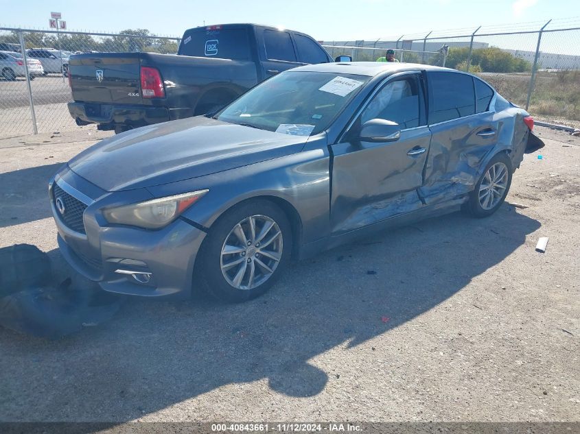 2015 Infiniti Q50 Premium VIN: JN1BV7AP0FM342275 Lot: 40843661