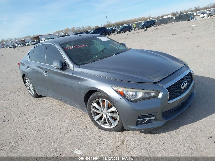 VIN JN1BV7AP0FM342275 2015 INFINITI Q50 no.1