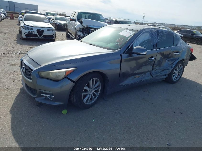 VIN JN1BV7AP0FM342275 2015 INFINITI Q50 no.2