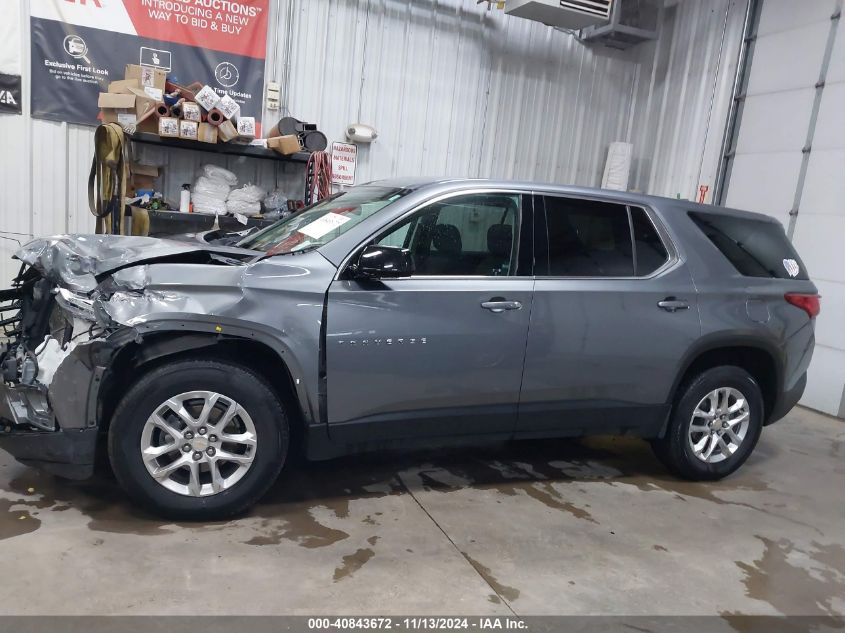 2020 Chevrolet Traverse Awd Ls VIN: 1GNEVFKW4LJ270558 Lot: 40843672