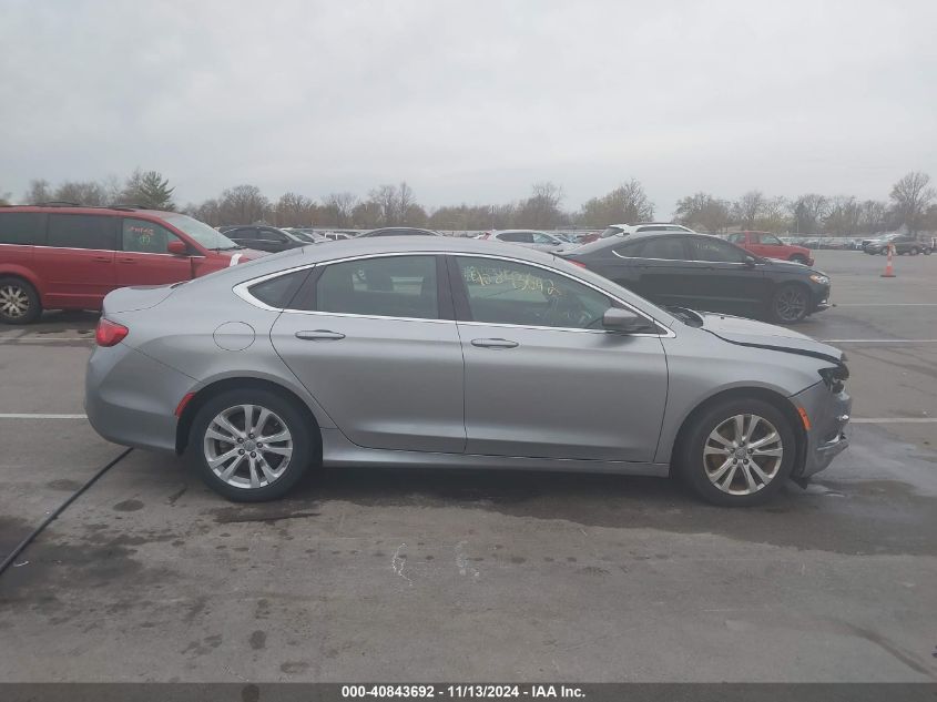 2016 Chrysler 200 Limited VIN: 1C3CCCAB0GN137477 Lot: 40843692