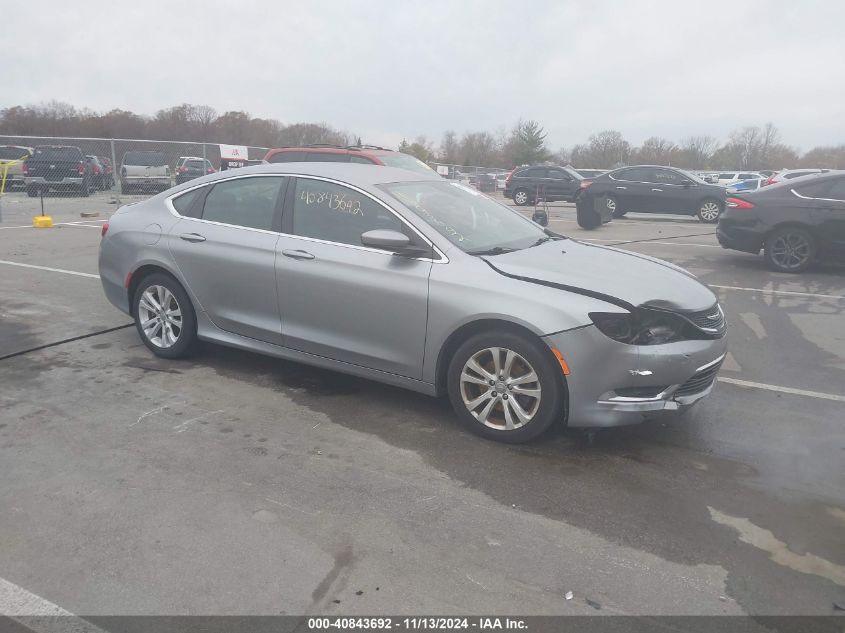 VIN 1C3CCCAB0GN137477 2016 CHRYSLER 200 no.1