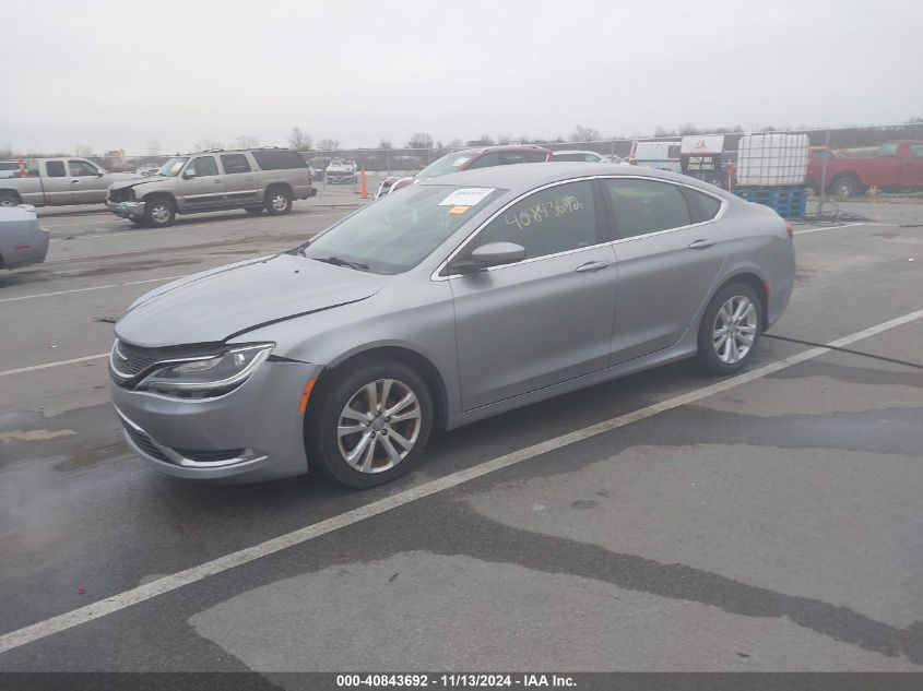 VIN 1C3CCCAB0GN137477 2016 CHRYSLER 200 no.2