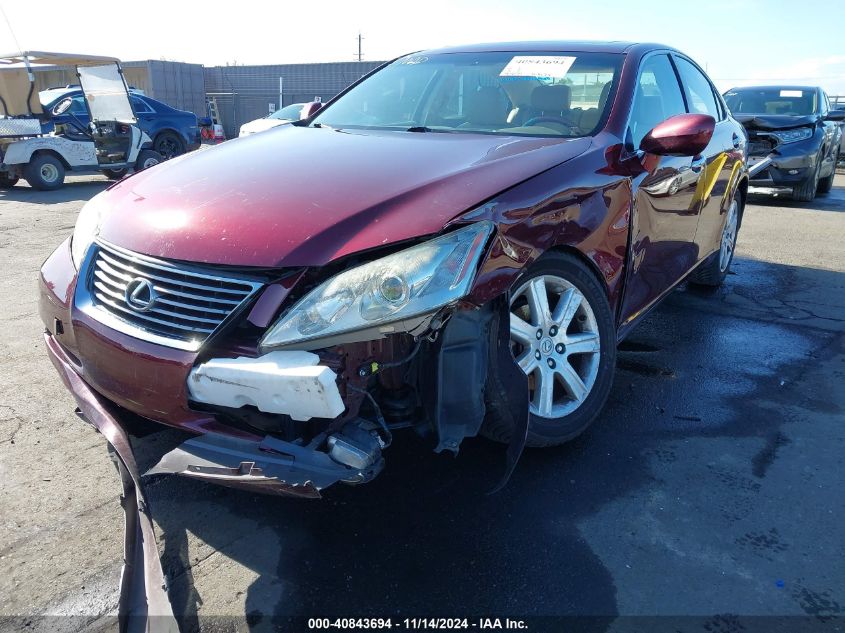 2007 Lexus Es 350 VIN: JTHBJ46G372079596 Lot: 40843694