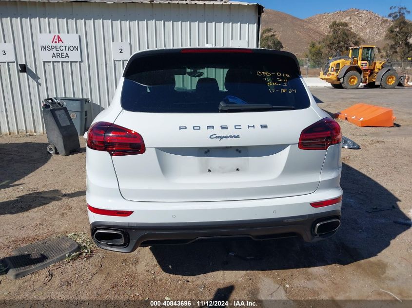 2016 Porsche Cayenne VIN: WP1AA2A28GKA09815 Lot: 40843696