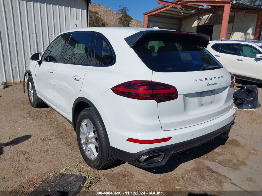 2016 Porsche Cayenne VIN: WP1AA2A28GKA09815 Lot: 40843696