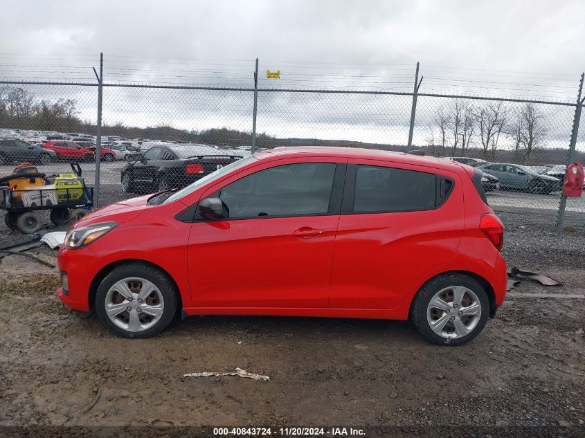 2019 Chevrolet Spark Ls Cvt VIN: KL8CB6SA8KC777939 Lot: 40843724