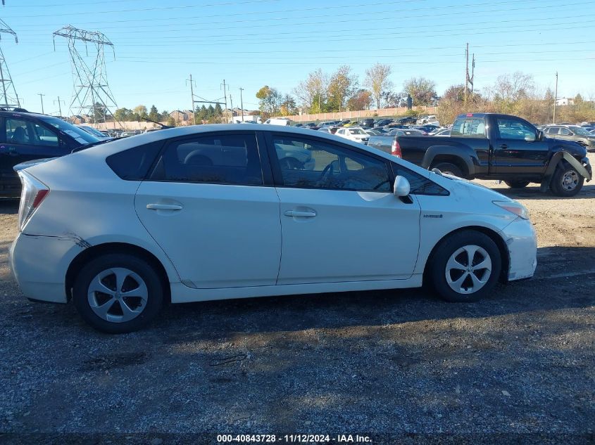 2012 Toyota Prius Three VIN: JTDKN3DU3C1500046 Lot: 40843728