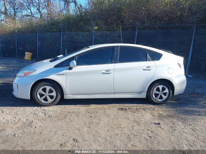 2012 Toyota Prius Three VIN: JTDKN3DU3C1500046 Lot: 40843728