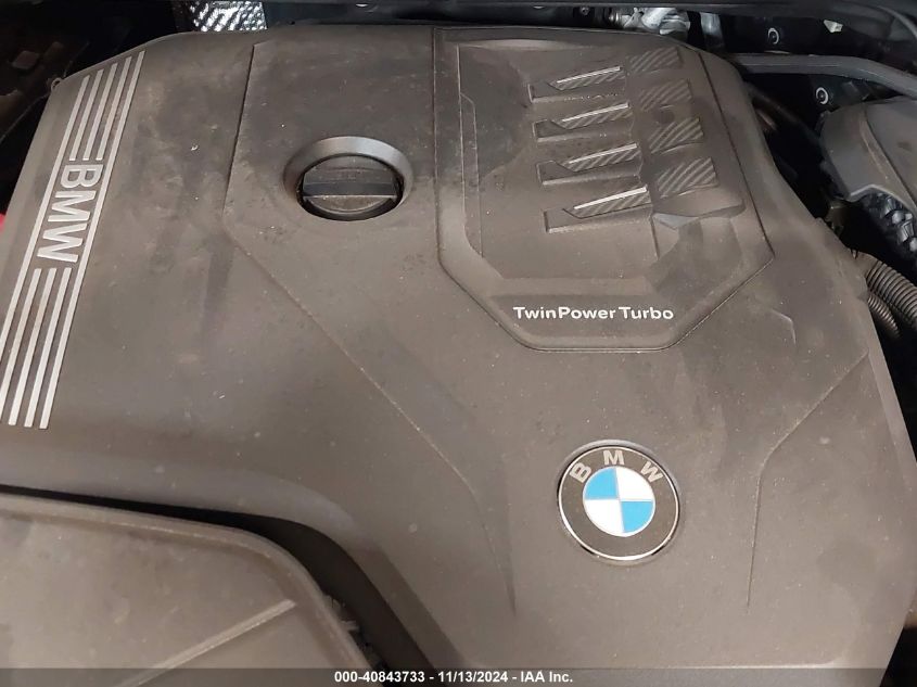 2022 BMW X3 xDrive30I VIN: 5UX53DP04N9M41934 Lot: 40843733