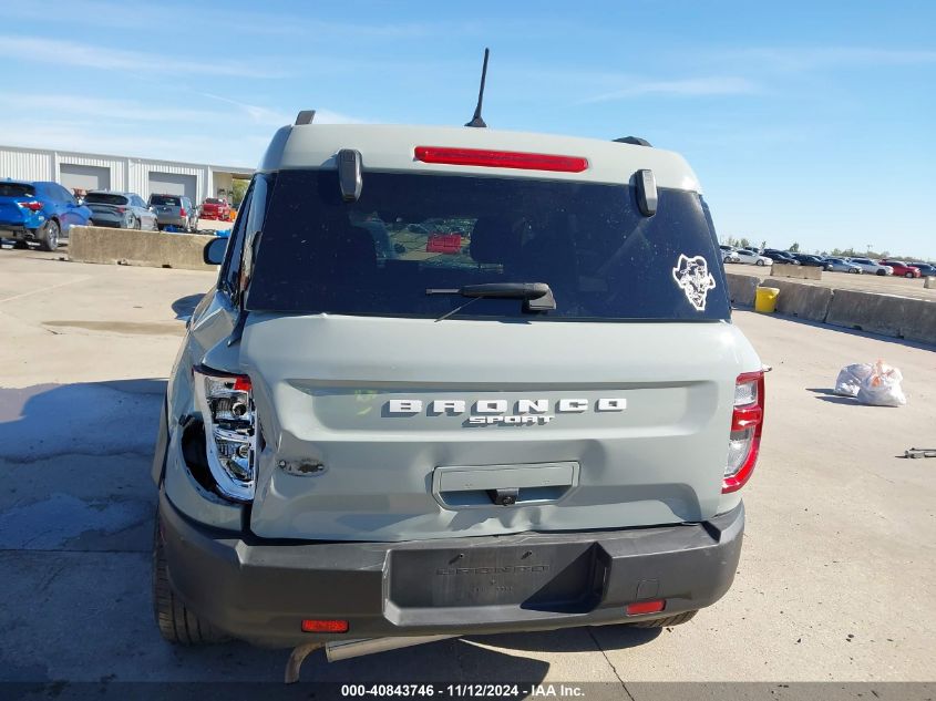 2021 Ford Bronco Sport Big Bend VIN: 3FMCR9B60MRB03090 Lot: 40843746