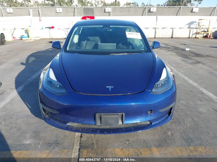 2022 Tesla Model 3 Long Range Dual Motor All-Wheel Drive VIN: 5YJ3E1EBXNF286172 Lot: 40843747