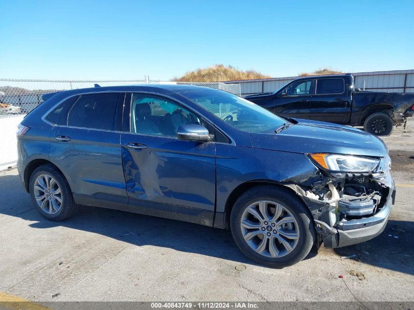 2019 Ford Edge Titanium VIN: 2FMPK4K99KBC22707 Lot: 40843749