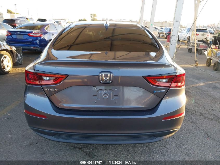 2021 Honda Insight Ex VIN: 19XZE4F5XME011412 Lot: 40843757