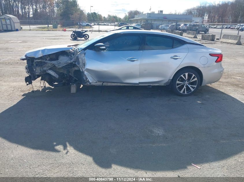 2016 Nissan Maxima 3.5 Sv VIN: 1N4AA6AP4GC436784 Lot: 40843798