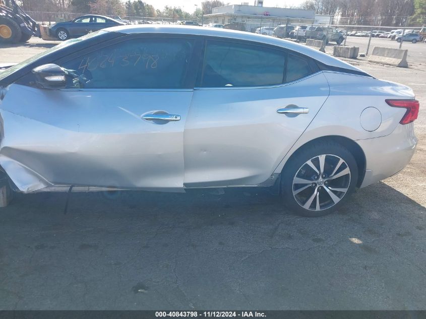 2016 Nissan Maxima 3.5 Sv VIN: 1N4AA6AP4GC436784 Lot: 40843798