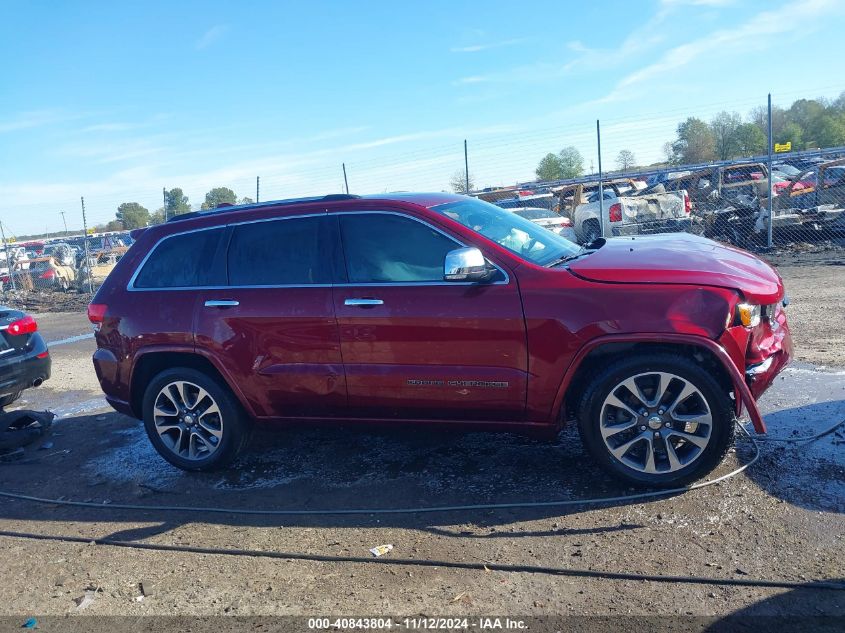 2017 Jeep Grand Cherokee Overland 4X4 VIN: 1C4RJFCG9HC801150 Lot: 40843804