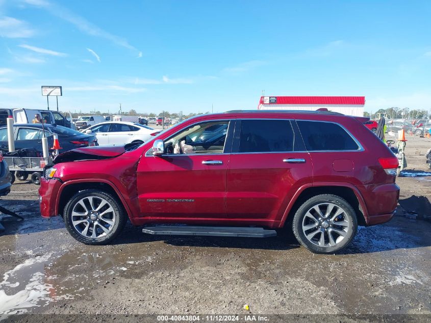 2017 Jeep Grand Cherokee Overland 4X4 VIN: 1C4RJFCG9HC801150 Lot: 40843804