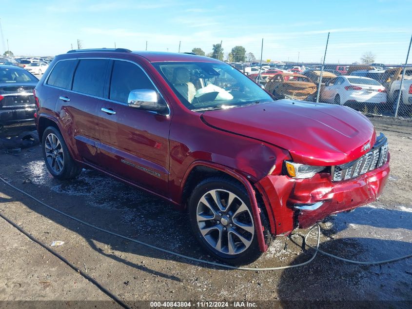 2017 Jeep Grand Cherokee Overland 4X4 VIN: 1C4RJFCG9HC801150 Lot: 40843804