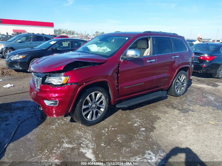 2017 Jeep Grand Cherokee Overland 4X4 VIN: 1C4RJFCG9HC801150 Lot: 40843804