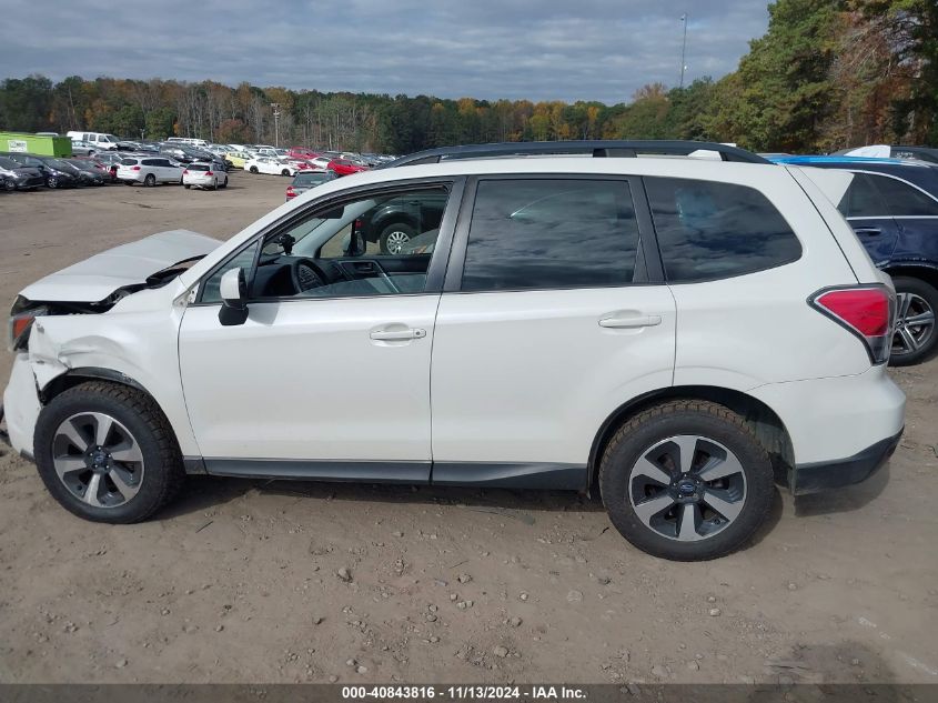 2018 Subaru Forester 2.5I Premium VIN: JF2SJAGC2JH457960 Lot: 40843816