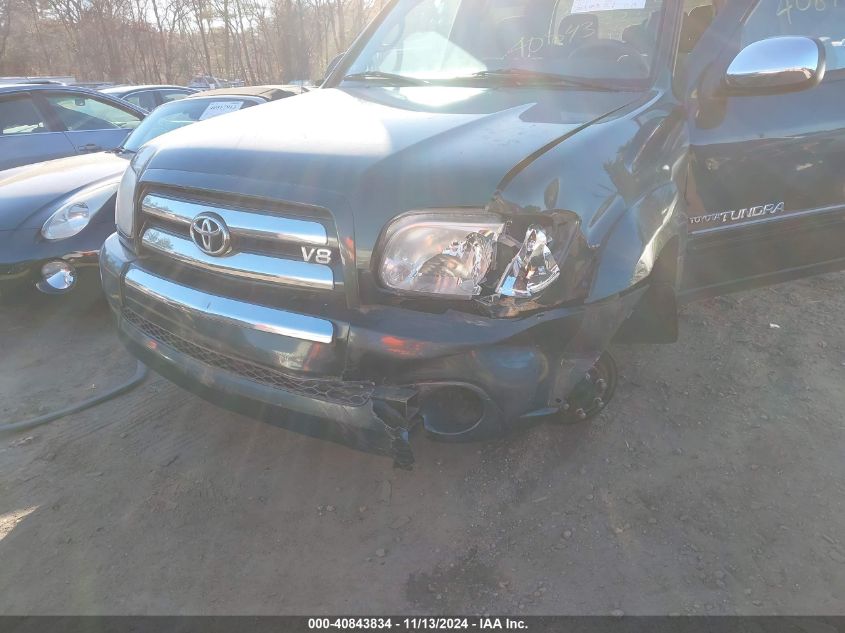 2005 Toyota Tundra Sr5 V8 VIN: 5TBDT44145S467440 Lot: 40843834