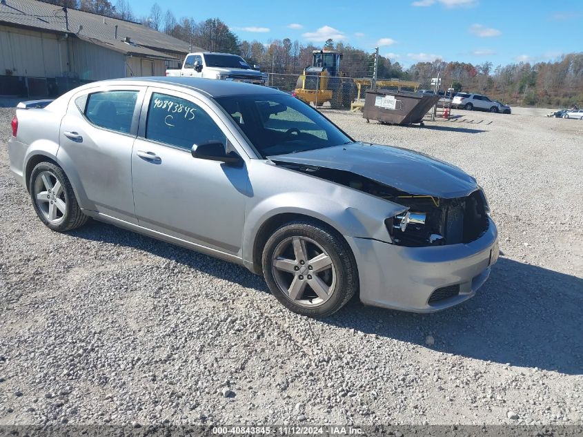 2013 Dodge Avenger Se V6 VIN: 1C3CDZAG3DN769557 Lot: 40843845