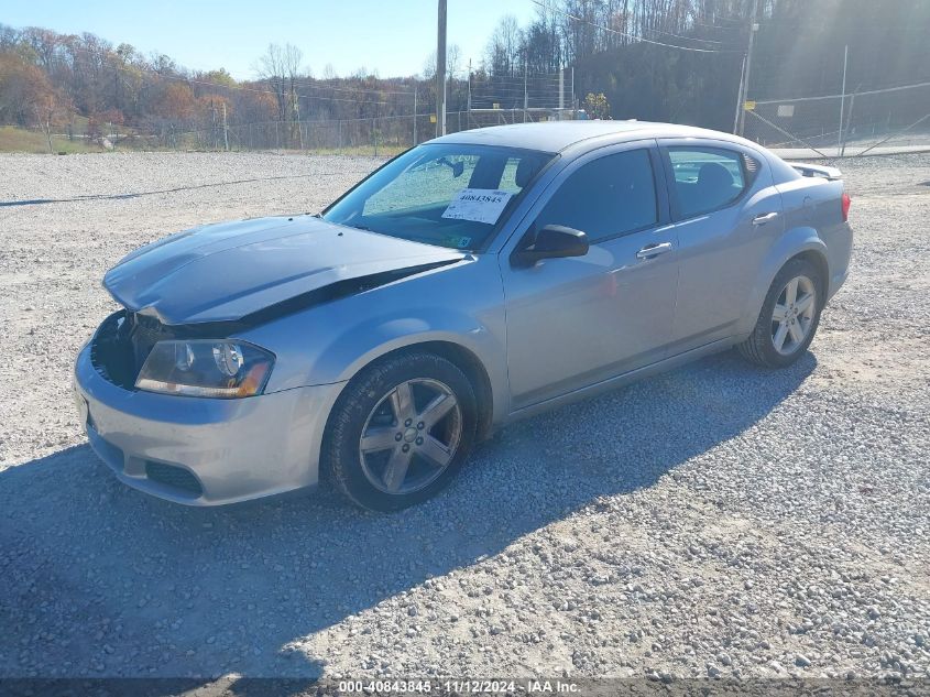 2013 Dodge Avenger Se V6 VIN: 1C3CDZAG3DN769557 Lot: 40843845