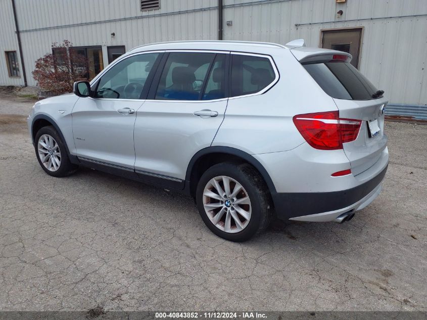 2013 BMW X3 xDrive28I VIN: 5UXWX9C5XD0A10916 Lot: 40843852