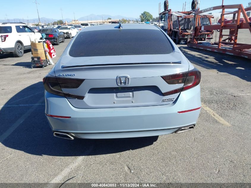 2022 HONDA ACCORD 1.5L I-4 DI, DOHC, V(VIN: 1HGCV1F45NA012114
