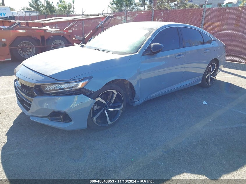 2022 HONDA ACCORD 1.5L I-4 DI, DOHC, V(VIN: 1HGCV1F45NA012114