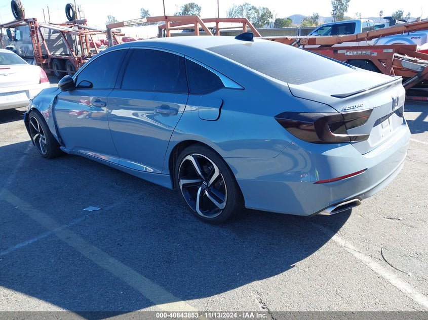 2022 HONDA ACCORD 1.5L I-4 DI, DOHC, V(VIN: 1HGCV1F45NA012114