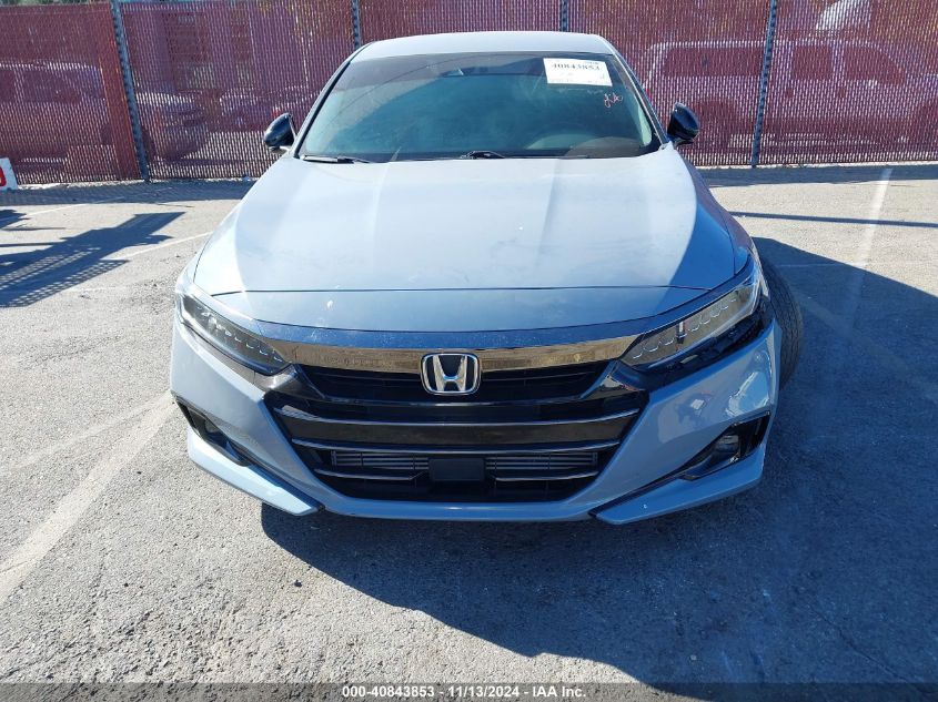 2022 HONDA ACCORD 1.5L I-4 DI, DOHC, V(VIN: 1HGCV1F45NA012114