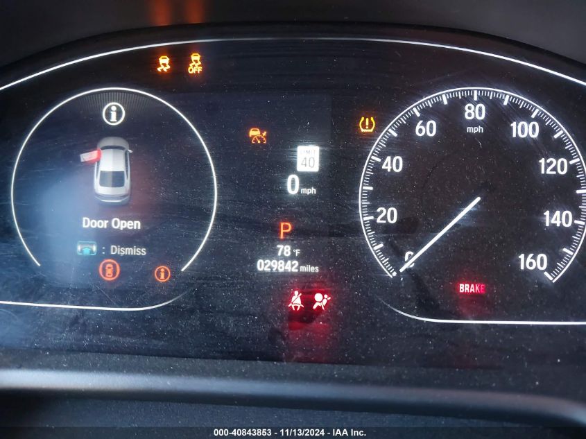 2022 HONDA ACCORD 1.5L I-4 DI, DOHC, V(VIN: 1HGCV1F45NA012114