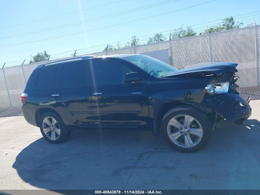 2009 Toyota Highlander Limited VIN: JTEDS42AX92073155 Lot: 40843879