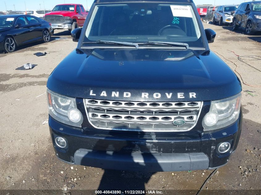 2016 Land Rover Lr4 Hse VIN: SALAG2V65GA799361 Lot: 40843890