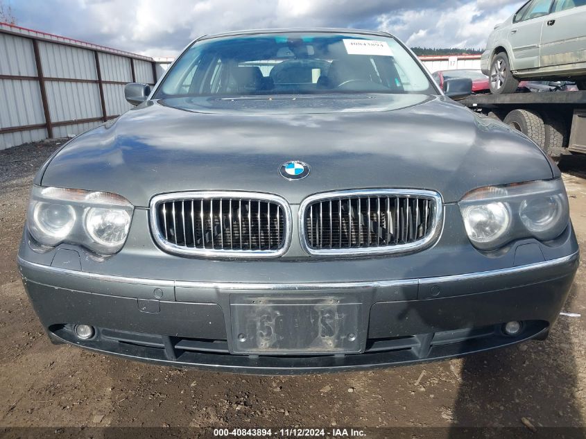 2004 BMW 745Li VIN: WBAGN634X4DS51251 Lot: 40843894