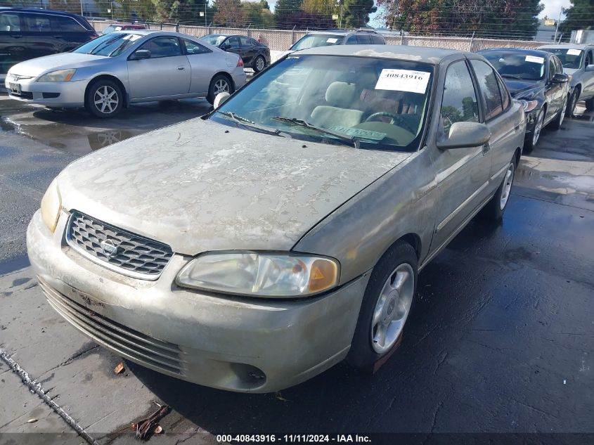 2002 Nissan Sentra Gxe VIN: 3N1CB51D62L631060 Lot: 40843916