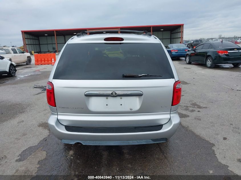 2005 Chrysler Town & Country Lx VIN: 2C4GP44R95R307156 Lot: 40843940