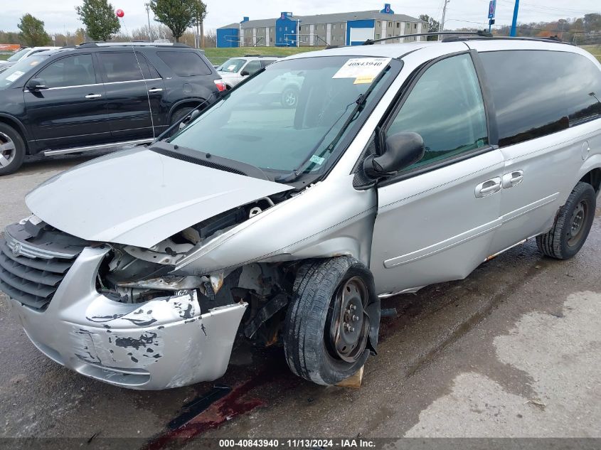 2005 Chrysler Town & Country Lx VIN: 2C4GP44R95R307156 Lot: 40843940